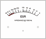 Ohmmeter scale