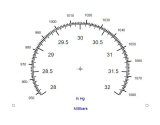 Dual-scale barometer